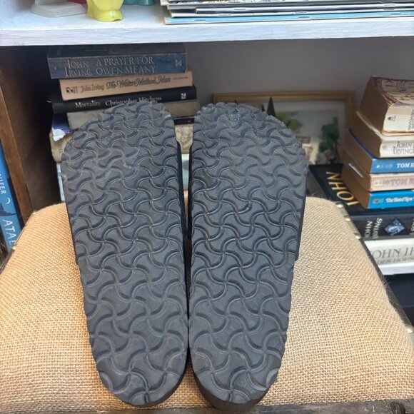 Birkenstock BARBADOS Black Synthetic Open Toe Slide Sandals - Picture 3 of 3